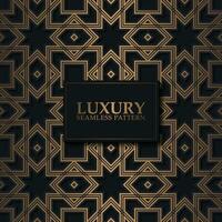 luxury dark seamless pattern background vector