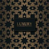 luxury dark seamless pattern background vector