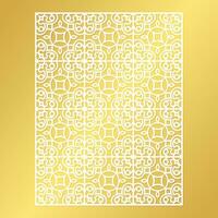 seamless cut mandala decorative pattern template vector