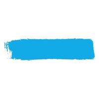 soft blue ink paint brush stroke vector