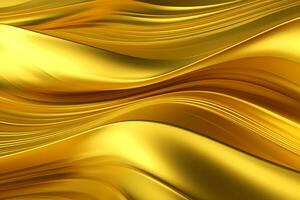 background gold metal plate Generative AI photo