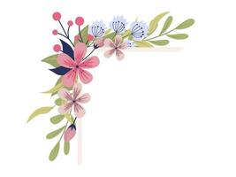 Set of floral branch. Wedding concept with flowers. Floral poster, invite. Vector arrangements for greeting card or invitation design