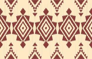 Ethnic abstract ikat art. Aztec ornament print. geometric ethnic pattern seamless  color oriental.  Design for background ,curtain, carpet, wallpaper, clothing, wrapping, Batik, vector illustration.