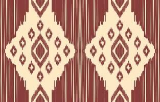 Ethnic abstract ikat art. Aztec ornament print. geometric ethnic pattern seamless  color oriental.  Design for background ,curtain, carpet, wallpaper, clothing, wrapping, Batik, vector illustration.