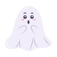 Cute Halloween spirit. Vector illustration