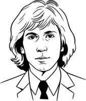 Harry Vanda, The Easybeats illustration vector