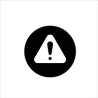 Warning icon vector