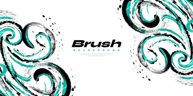 Abstract Black and Blue Brush Background. Sport Background. Brush Stroke Illustration for Banner or Poster. Scratch and Texture Elements For Design