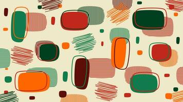 Abstract Retro Background Design Concept vector