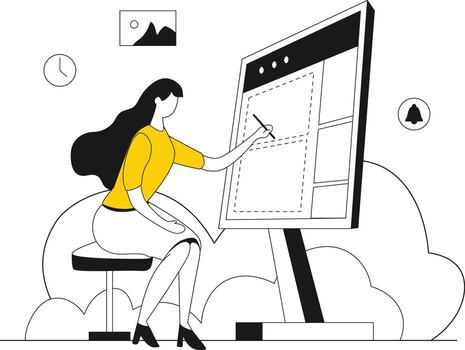 diseño disposición, vector para gráfico y web diseño.