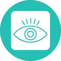 icono de vector de ojo