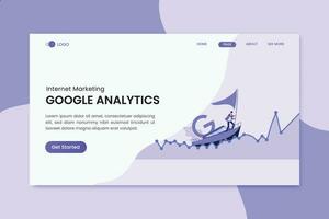 Google Analytics Marketing vector