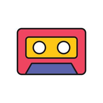 Groovy Element Vector Flat Design