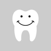 Tooth icon vector. Tooth Fairy illustration sign. Funny tooth symbol or logo. vector