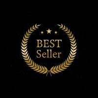 best choice guarantee golden badge and label vector