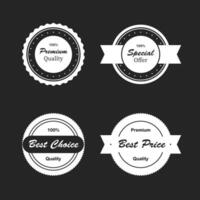 Premium quality laurel wreath, set vector