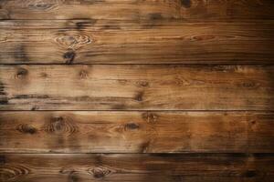 Timber wooden wall texture and background with copy space. Generative ai. photo