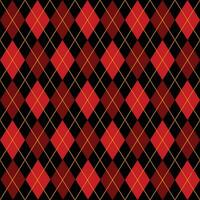 Christmas argyle seamless pattern, geometric design vector