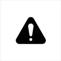 Warning icon vector