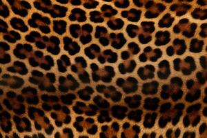 Leopard skin texture, leopard fur. Animal pattern. Generative AI photo