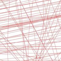 simple abstract red color chaotic line pattern art vector