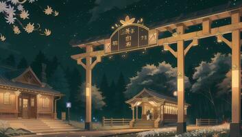 Train Station Exterior Shot Visual Novel Anime Manga Background Wallpaper photo