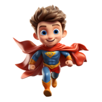 3D Super Hero Character ,ai generative png