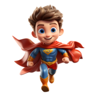 3d super herói personagem ,ai generativo png