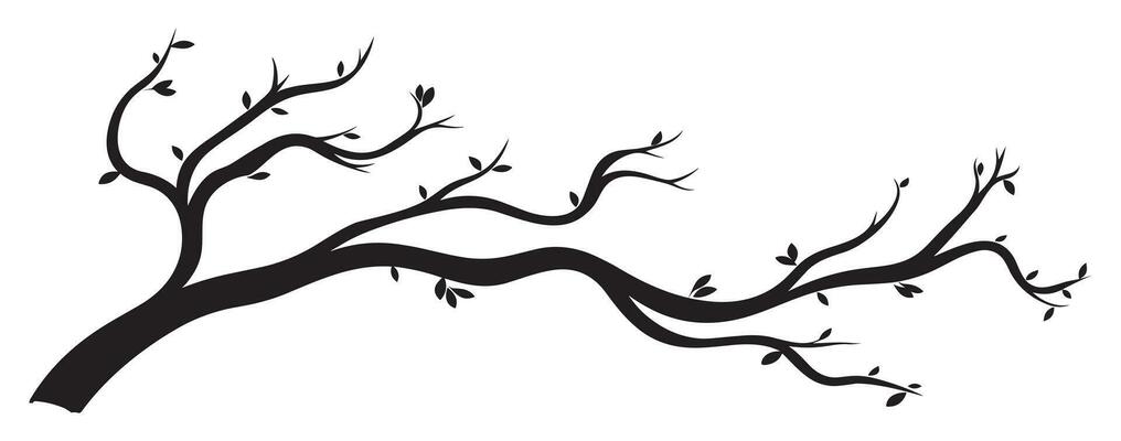 Branch Silhouette Vector Art, Icons, and Graphics for Free Download