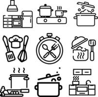 Cocinando icono diseño para plantillas. vector