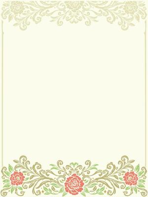 Beautiful illustration of a decorative ornament abstract gold floral frame with golden ornament