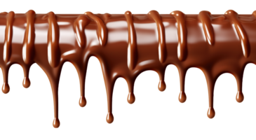 réaliste égouttage Chocolat texture - génératif ai png