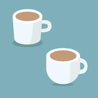 Two Coffee cups vector