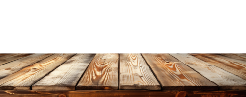 Wooden Table Top Surface - Generative AI png