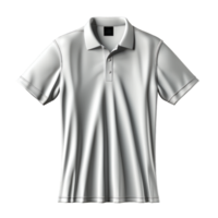 White Polo Shirt Isolated - Generative AI png