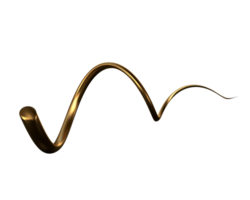 3d decorativo d'oro spirali png