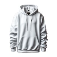 blanc prime sweat à capuche isolé - génératif ai png