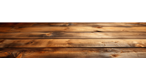 Wooden Table Top Surface - Generative AI png