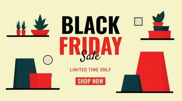 black friday sales promo discount ads banner post layout template flat vector design