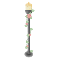 Burning candle illustration png