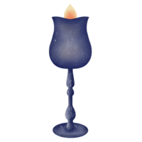 Burning candle illustration png