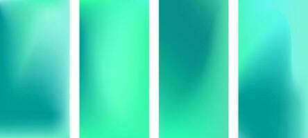 Neon blurred wave.Gradient design with green, mint blue colors.Vector abstract bright green gradient mesh. vector