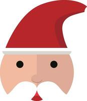 An illustration of Santa Claus vector