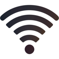 inalámbrico y Wifi icono. ai generativo png