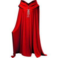 red cotton cloak. AI Generative png