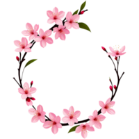 realistico sakura ciliegia fiore. ai generativo png