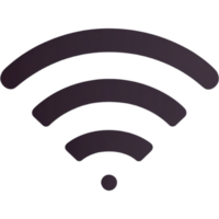 senza fili e Wi-Fi icona. ai generativo png