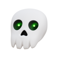 Skull 3D Icon Illustrations png