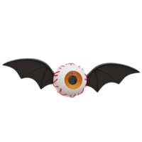 halloween eyeball 3d ikon illustrationer png