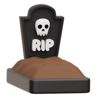Grave 3D Icon Illustrations png